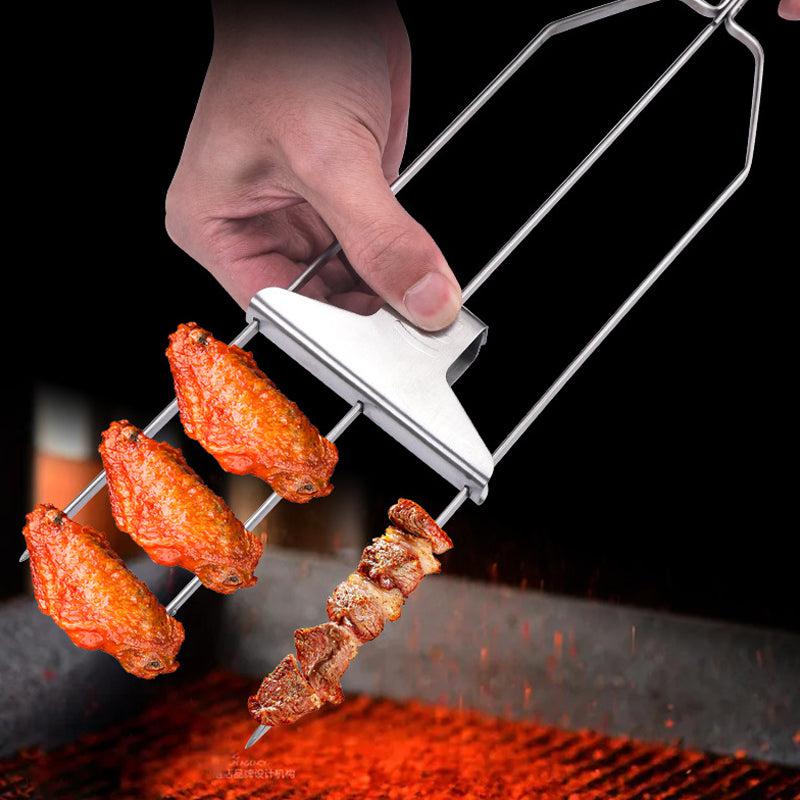 3-way grill skewer - perfect grilling every time