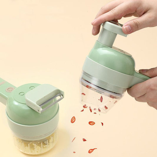 4in1 handheld electric vegetable cutter