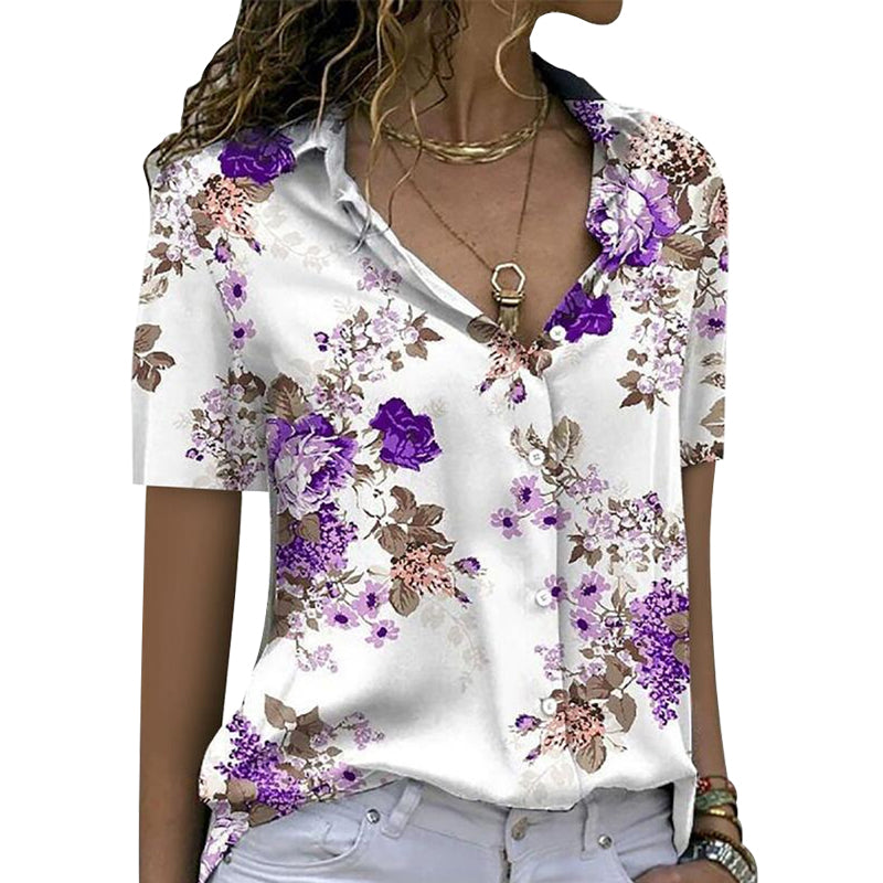 Floral patterned shirt for women