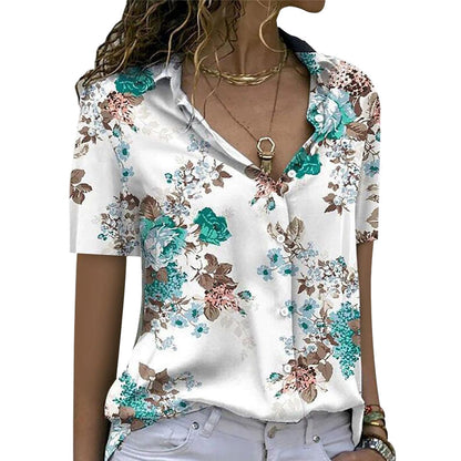 Floral patterned shirt for women