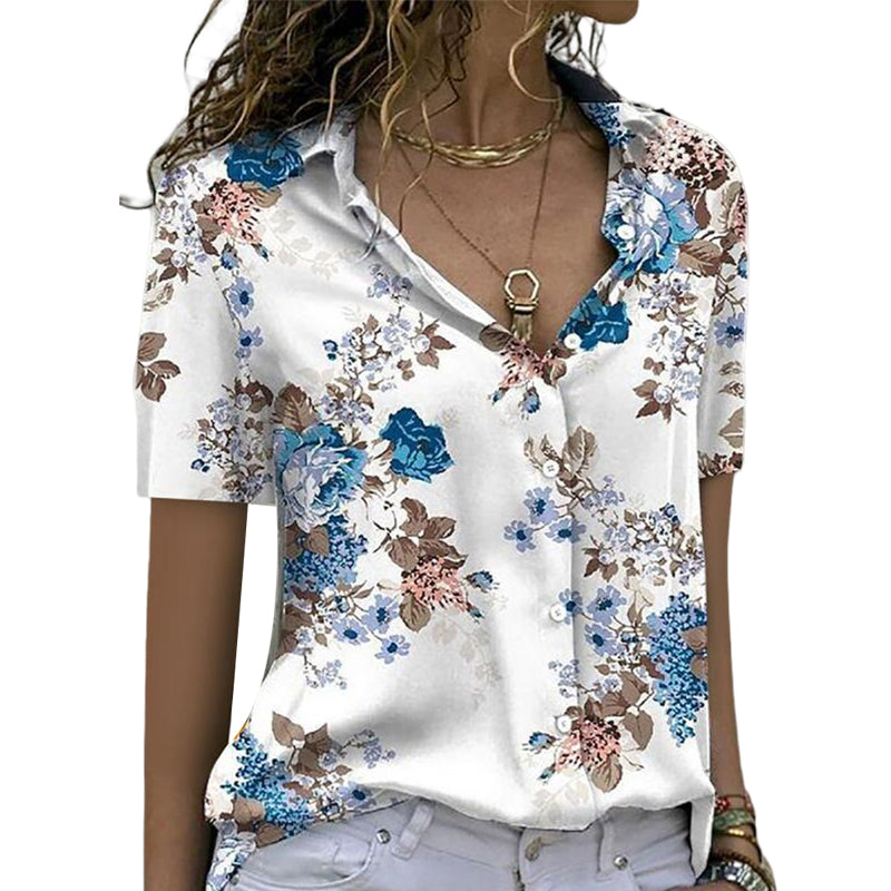 Floral patterned shirt for women