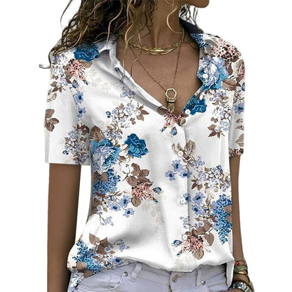 Floral patterned shirt for women