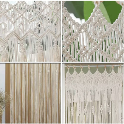 Bohemian lace curtains