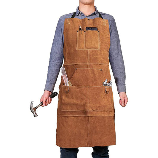 Fireproof cowhide apron for all tasks