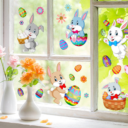 Bunny egg wall stickers - perfect for Easter