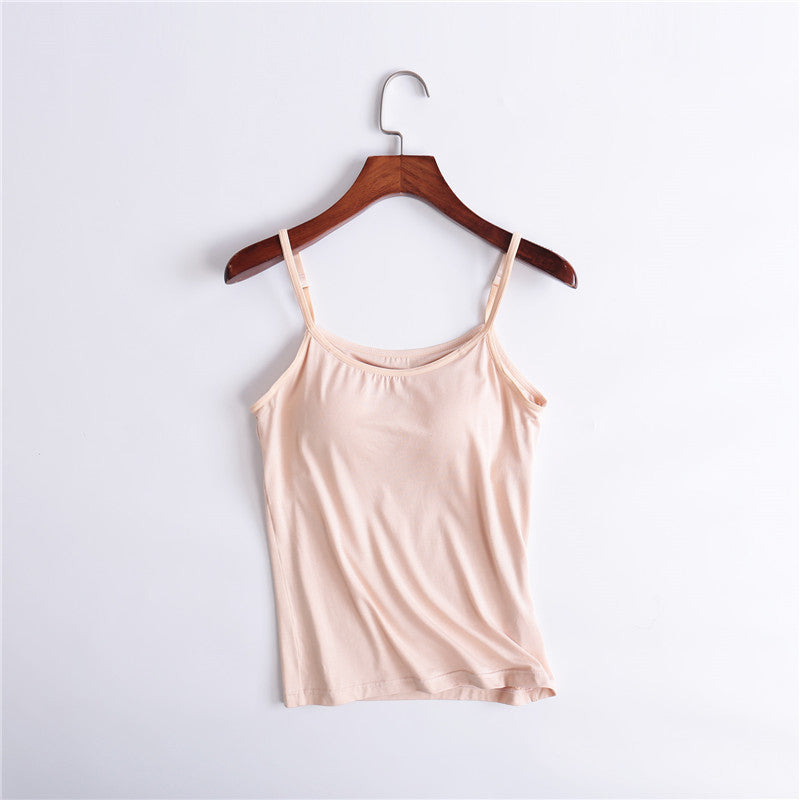 Camisole with built-in bra - comfortable and supportive