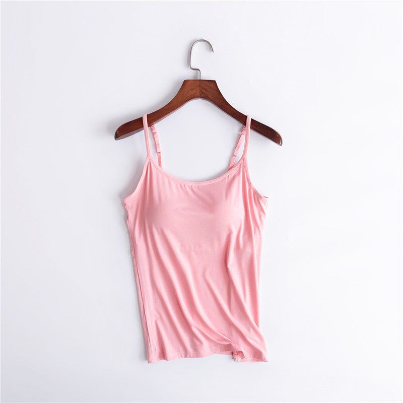 Camisole with built-in bra - comfortable and supportive