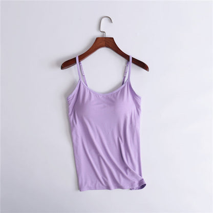 Camisole with built-in bra - comfortable and supportive