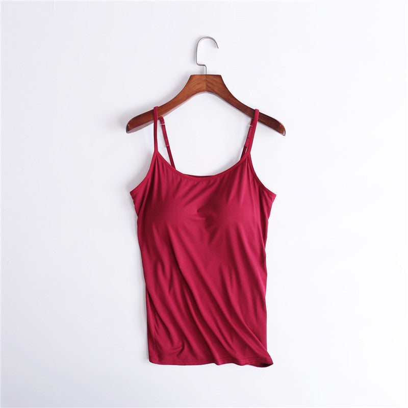 Camisole with built-in bra - comfortable and supportive