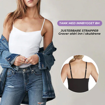 Camisole with built-in bra - comfortable and supportive