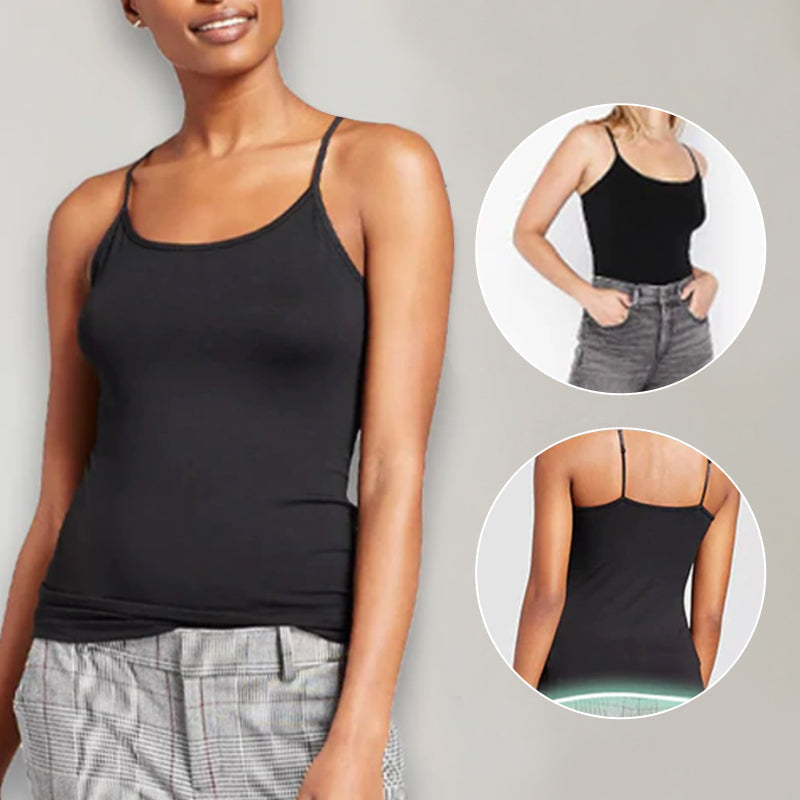 Camisole with built-in bra - comfortable and supportive