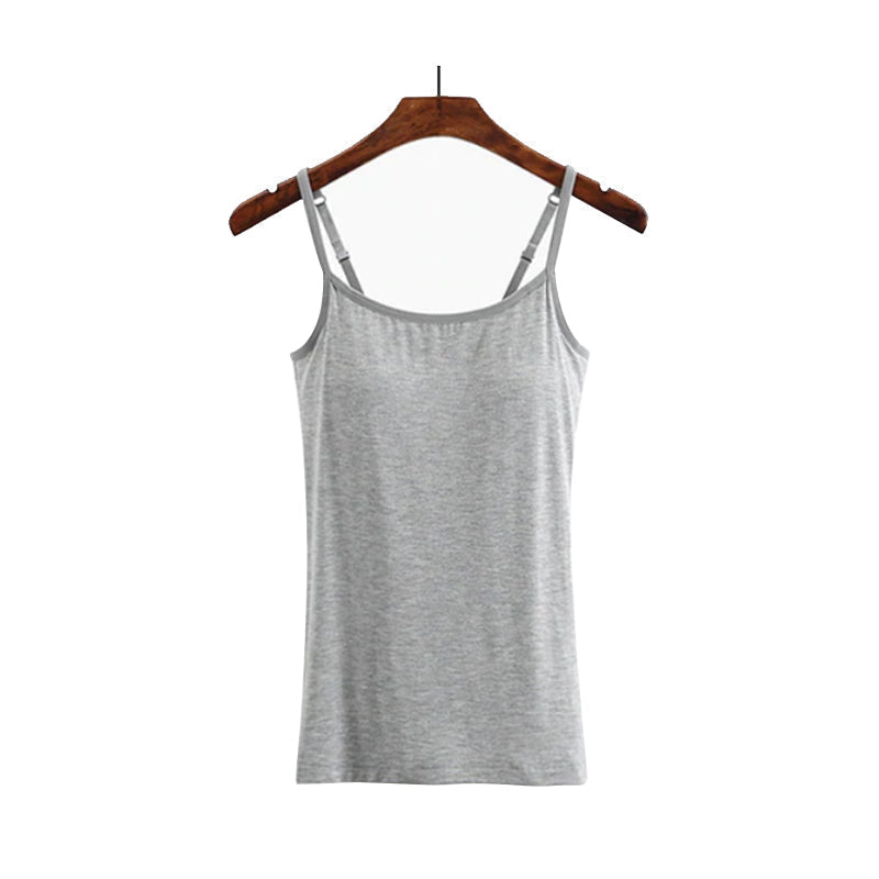 Camisole with built-in bra - comfortable and supportive