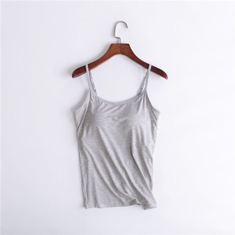 Camisole with built-in bra - comfortable and supportive