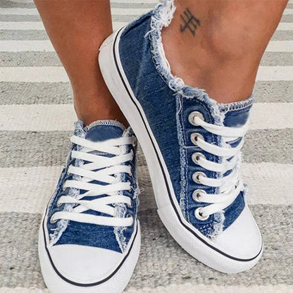 Denim canvas shoes - comfortable and stylish