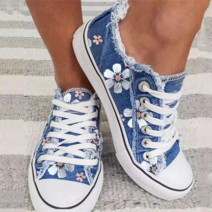 Denim canvas shoes - comfortable and stylish