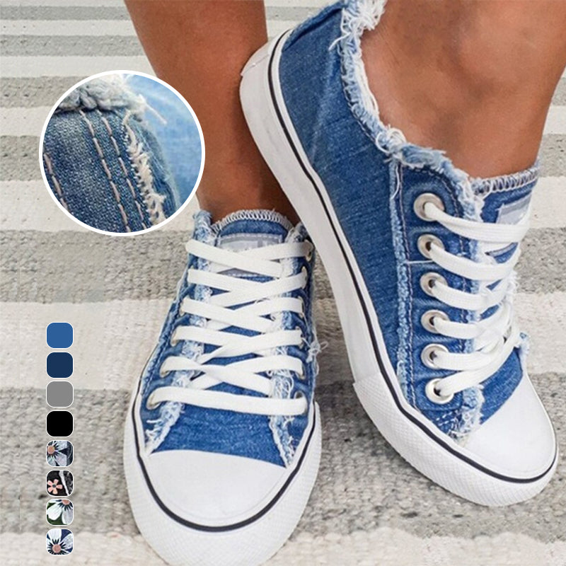 Denim canvas shoes - comfortable and stylish