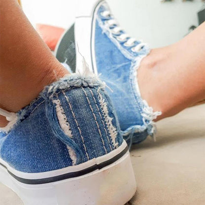 Denim canvas shoes - comfortable and stylish