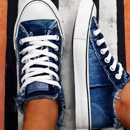 Denim canvas shoes - comfortable and stylish