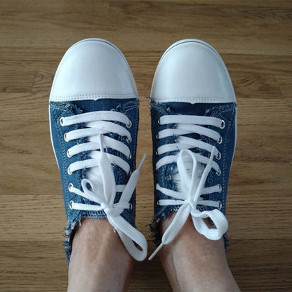 Denim canvas shoes - comfortable and stylish