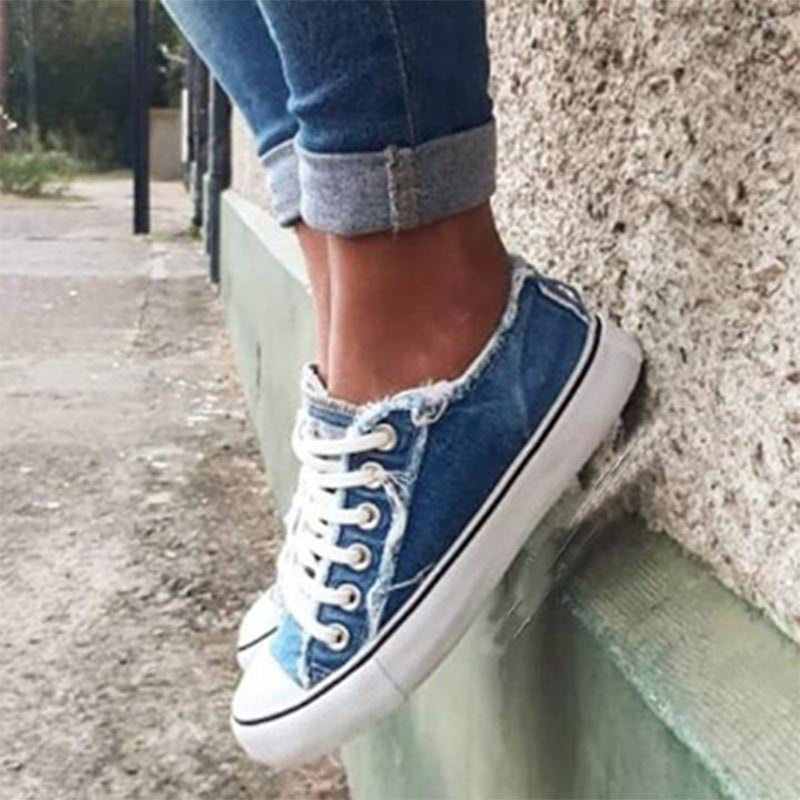 Denim canvas shoes - comfortable and stylish