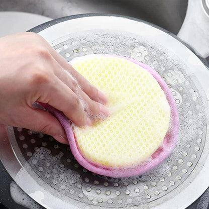 Double-sided washing sponges 5pk - effective cleaning