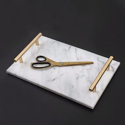 Marble serving tray