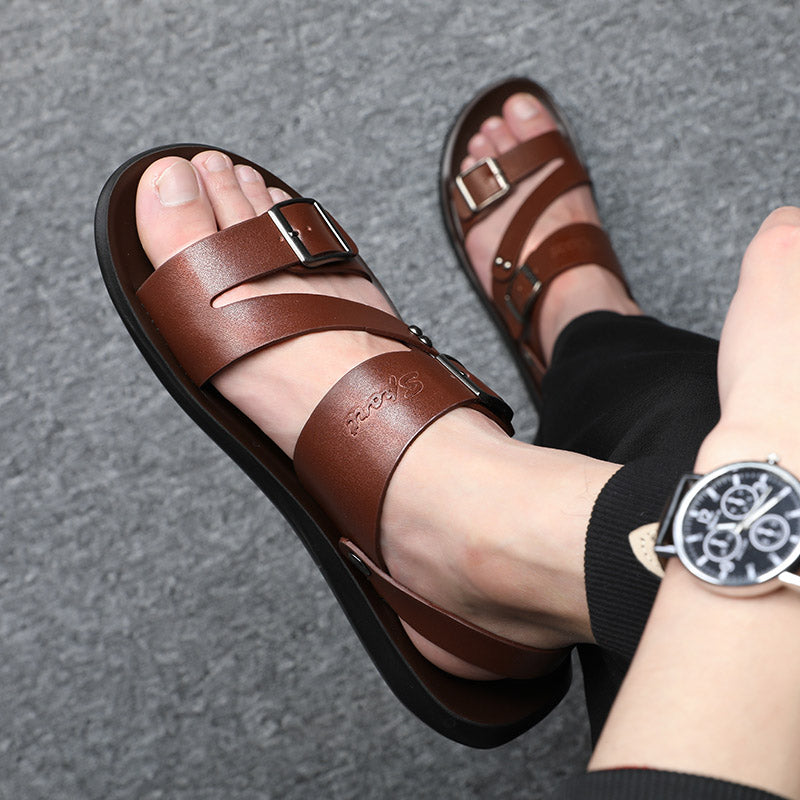 Genuine leather sandals for men - comfort &amp; style