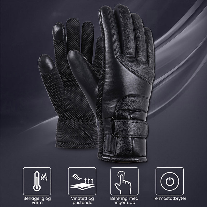 Electric heated winter gloves - waterproof and windproof