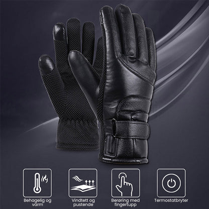 Electric heated winter gloves - waterproof and windproof