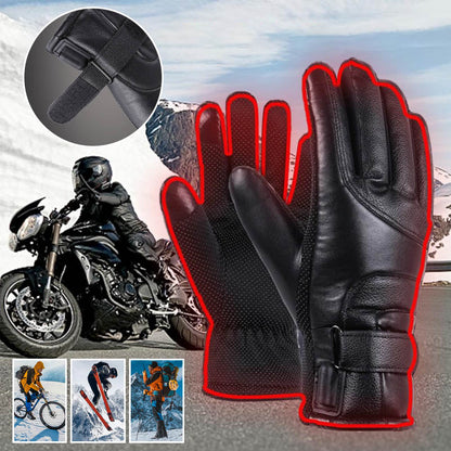 Electric heated winter gloves - waterproof and windproof