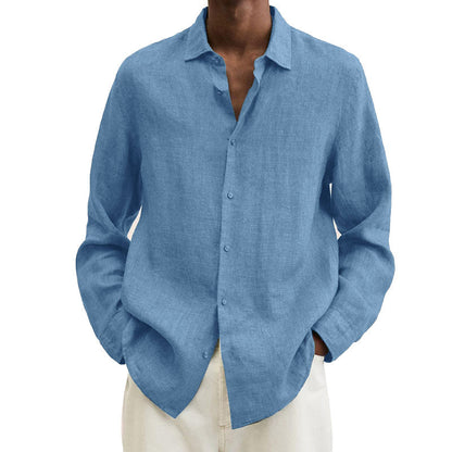 Plain shirt for men - classic and comfortable