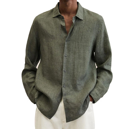 Plain shirt for men - classic and comfortable