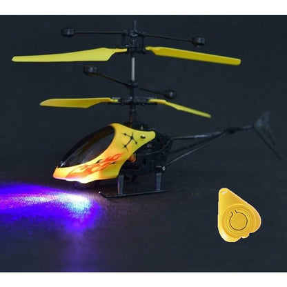 Remote controlled helicopter with LED light 