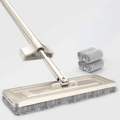Flat mop with scraping function - width 42 cm