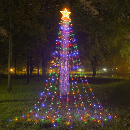 Multicolored LED Christmas tree lights - decorative lighting