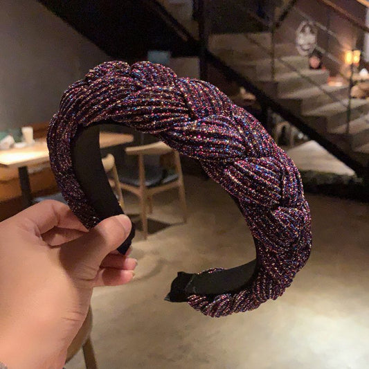 Braided hair band in 6 colors | fashion-conscious accessories