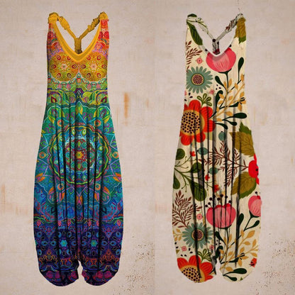 Pre-sale: tropical print jumpsuit