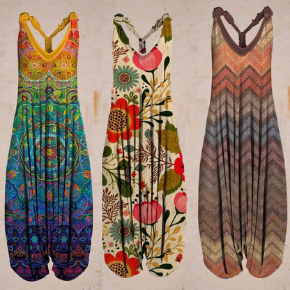 Pre-sale: tropical print jumpsuit