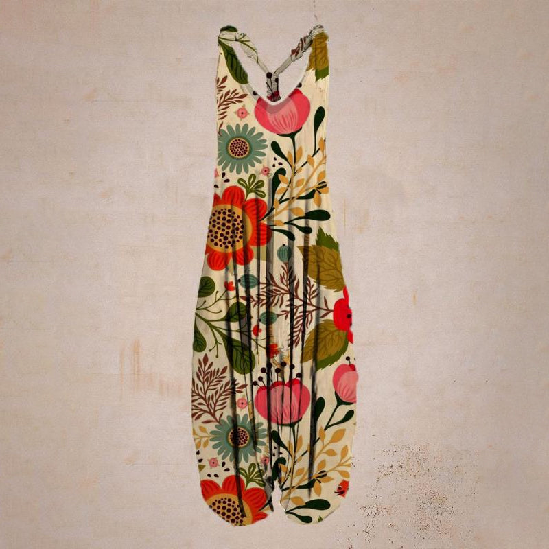 Pre-sale: tropical print jumpsuit