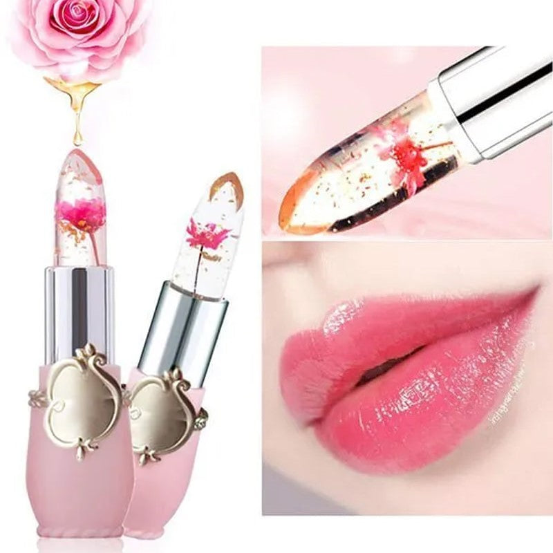 Jelly flower color changing lipstick