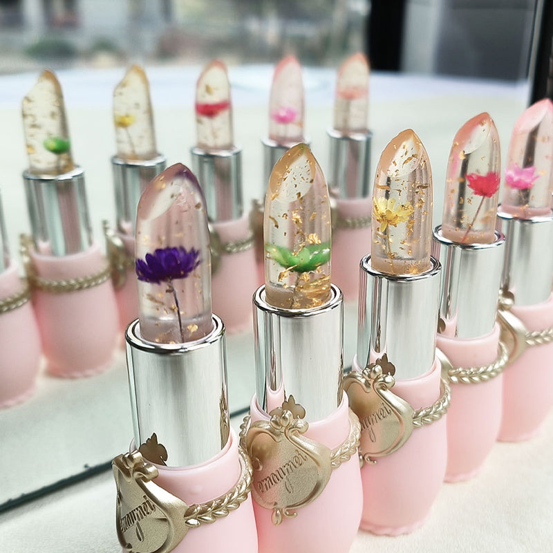 Jelly flower color changing lipstick