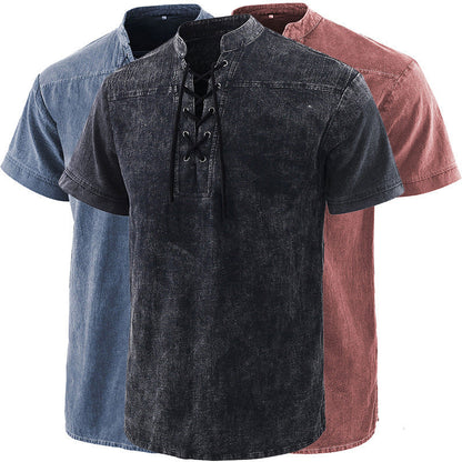 Gothic retro t-shirt for men - comfortable cotton