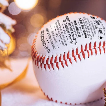 Engraved baseball - perfect gift for grandchildren