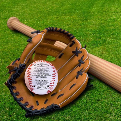 Engraved baseball - perfect gift for grandchildren