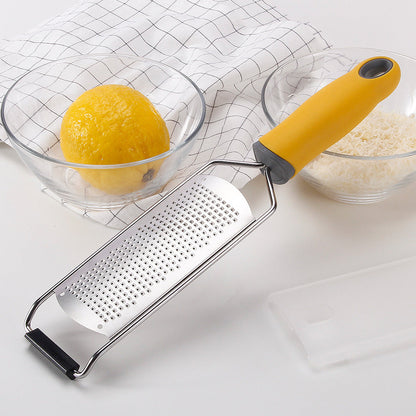 Handheld grater in stainless steel