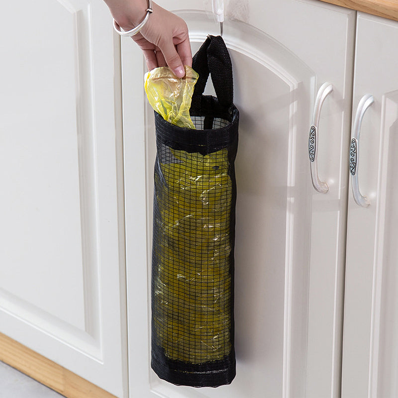 Hanging plastic bag organizer - practical storage