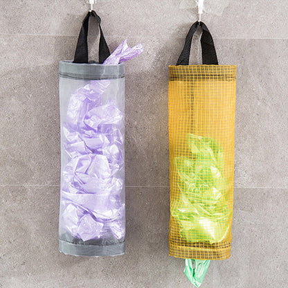 Hanging plastic bag organizer - practical storage