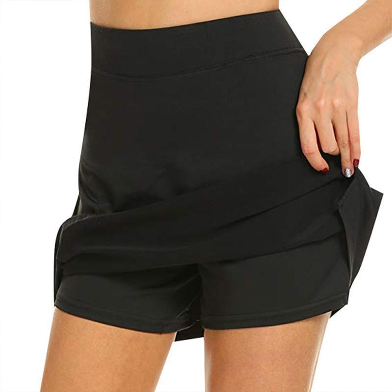 High waist shorts skirt | anti-chafing activewear