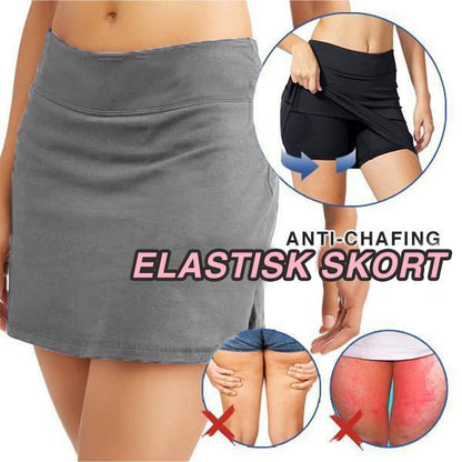 High waist shorts skirt | anti-chafing activewear