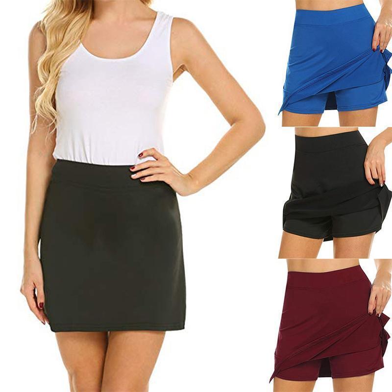 High waist shorts skirt | anti-chafing activewear